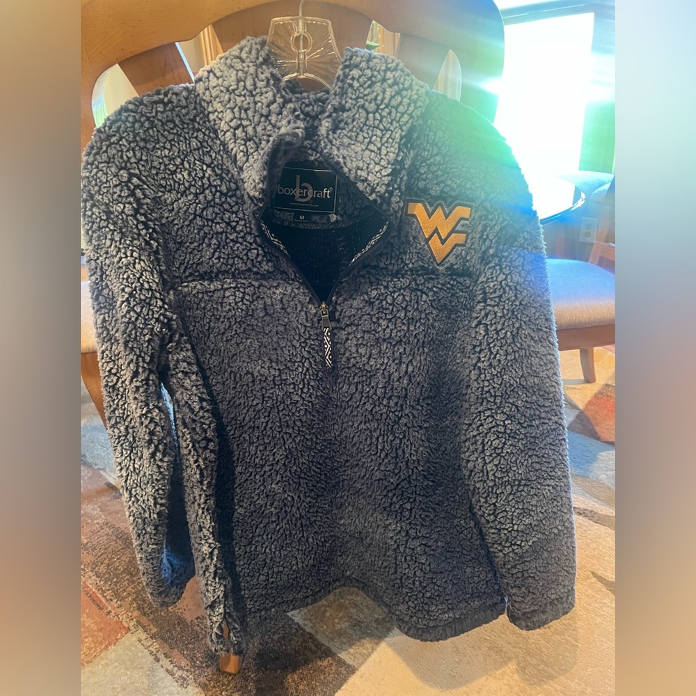Medium WVU quarter zip hoodie